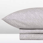 Σετ Σεντόνια με Λάστιχο Cannon Cotton Fresh Printed 100X200+33 Grey ridge